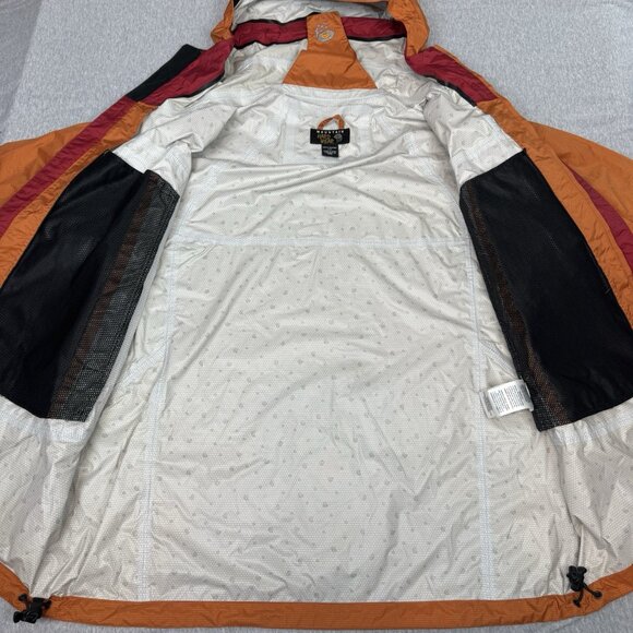 Mountain Hardwear Jacket Men L Orange Conduit Silk Rain Waterproof Shell Read* - Picture 3 of 16